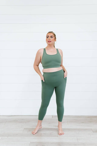 Willow Green Sports Bra
