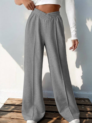 High Waisted Wide Leg Lounge Sweatpants with Pockets