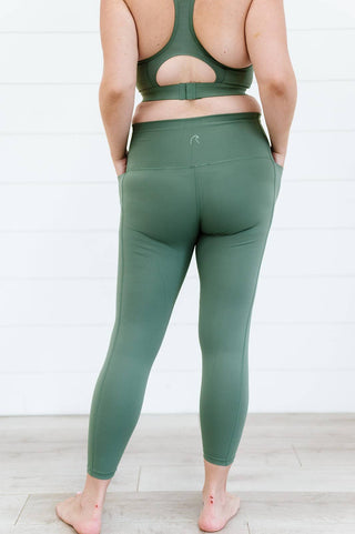 Willow Green Athletic Leggings