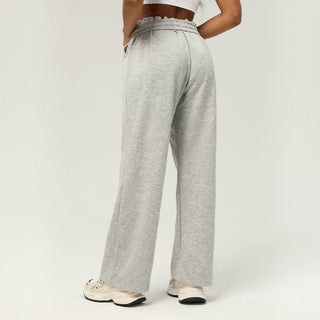 Wide-Leg Drawstring Sport Pants with Pockets