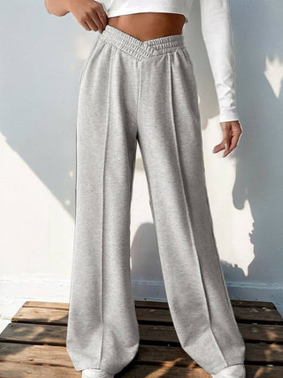 High Waisted Wide Leg Lounge Sweatpants with Pockets
