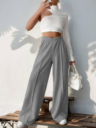 High Waisted Wide Leg Lounge Sweatpants with Pockets