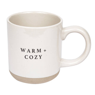 Warm & Cozy Stoneware Coffee Mug - Fall Decor & Gifts