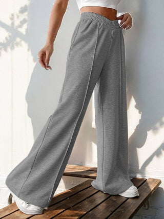 High Waisted Wide Leg Lounge Sweatpants with Pockets