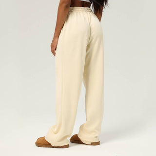 Wide-Leg Drawstring Sport Pants with Pockets