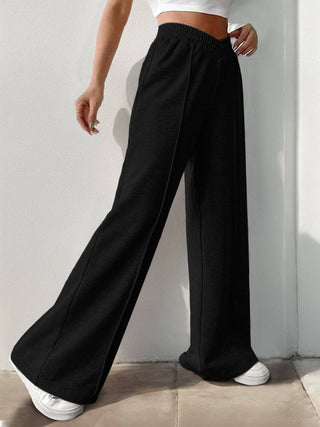 High Waisted Wide Leg Lounge Sweatpants with Pockets