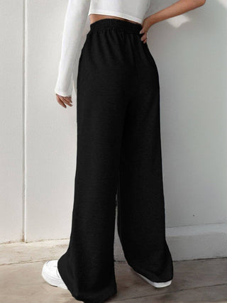 High Waisted Wide Leg Lounge Sweatpants with Pockets