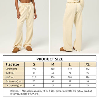 Wide-Leg Drawstring Sport Pants with Pockets