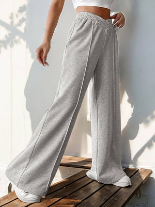 High Waisted Wide Leg Lounge Sweatpants with Pockets