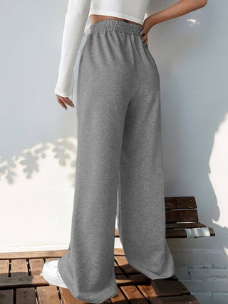 High Waisted Wide Leg Lounge Sweatpants with Pockets