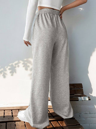 High Waisted Wide Leg Lounge Sweatpants with Pockets