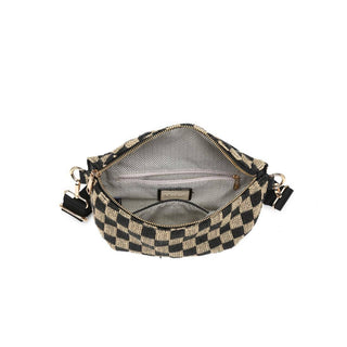 Gizelle - Large Checker Belt Bag