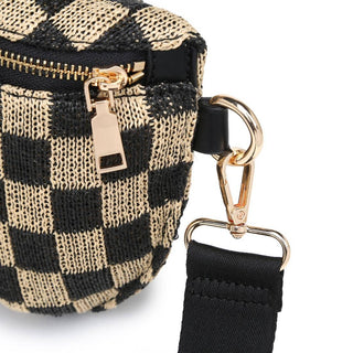 Gizelle - Large Checker Belt Bag