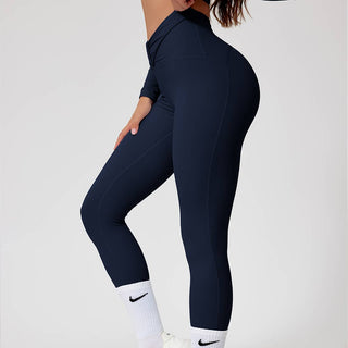 High-Waisted Seamless Naked-Feel Yoga Leggings