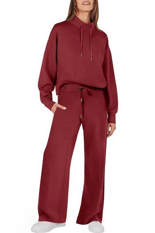 Fashionable Casual Drawstring Commuter Suit