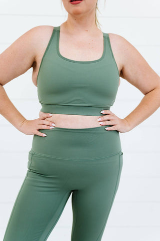 Willow Green Sports Bra